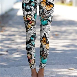 Butterfly Leggings by Pineapple Clothing